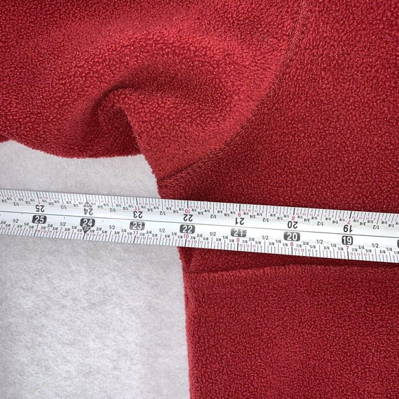 Columbia Jacket Mens XL Red 1/4 Zip Fleece Sweater‎ Hiking Sweater Outdoor - Picture 6 of 6